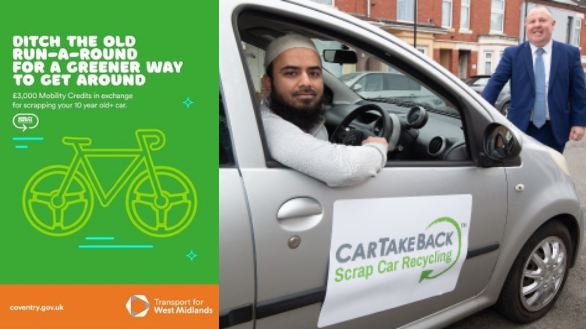 poster and promotional image from Coventry Mobility Credits